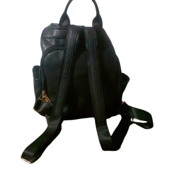 3 in 1 Convertible Backpack Purse Bag Tote Black Large Size - Picture 8 of 11